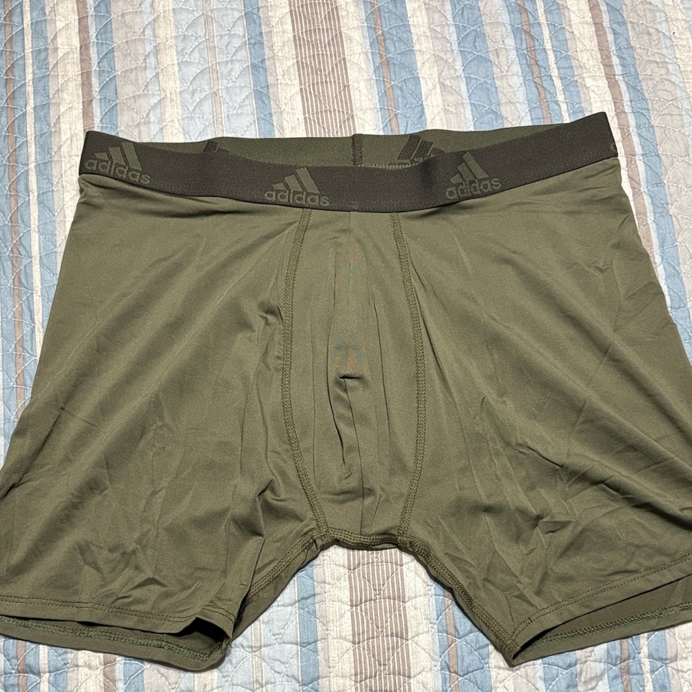 Adidas Men's Green Boxer Briefs